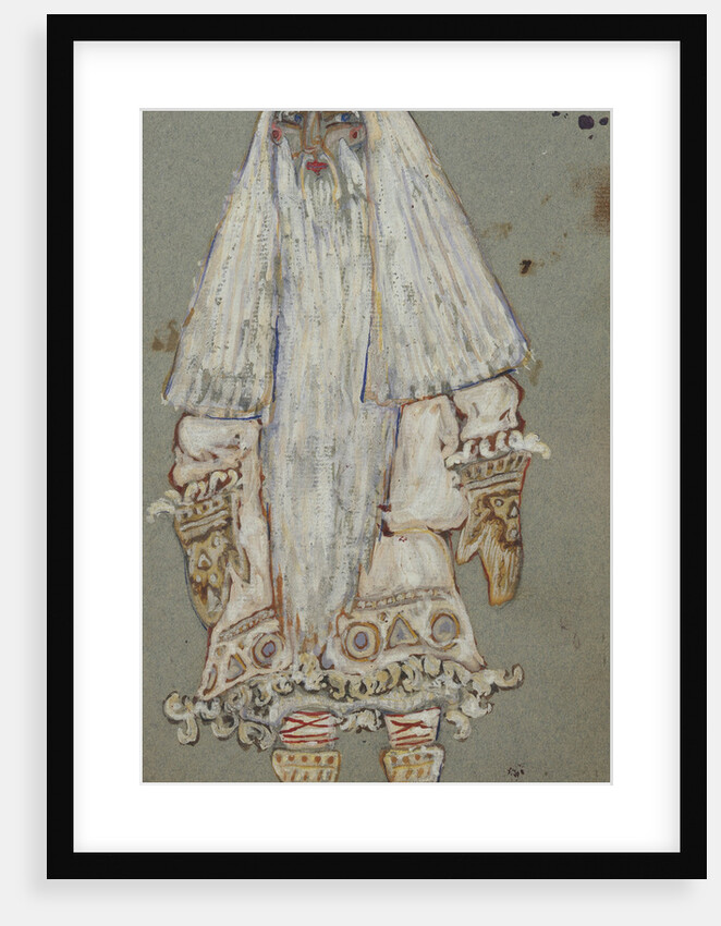 Ded Moroz. Costume design for the theatre play Snow Maiden by A. Ostrovsky, 1912 by Nicholas Roerich