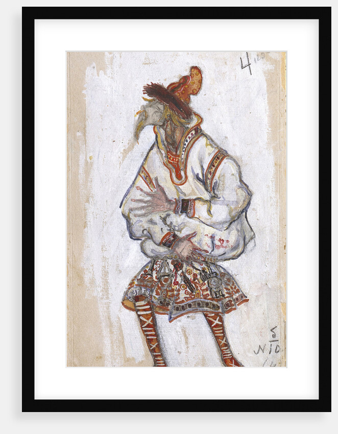 Costume design for the ballet The Rite of Spring (Le Sacre du Printemps) by I. Stravinsky, 1912 by Nicholas Roerich