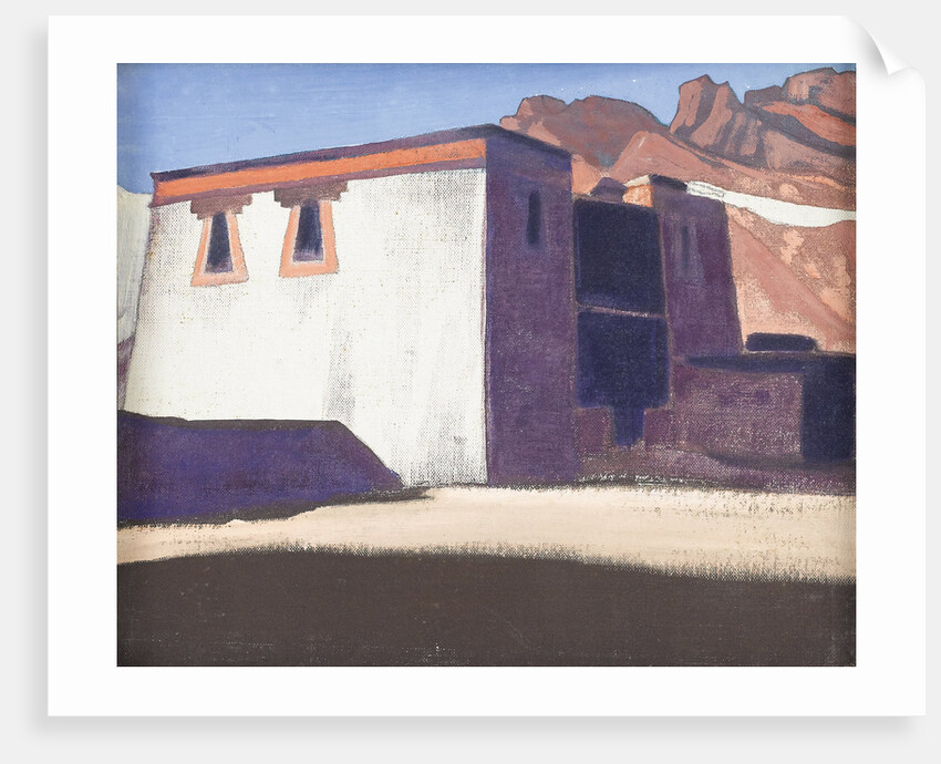 Sharugon Monastery, Tibet, 1928 by Nicholas Roerich