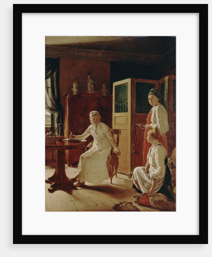 Morning of the Lady of the Manor, 1823 by Alexei Gavrilovich Venetsianov