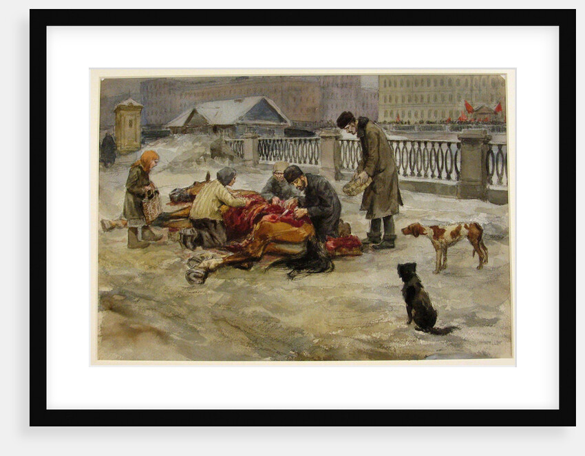 Petrograd in 1918 by Ivan Alexeyevich Vladimirov