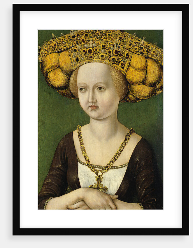 Portrait of Kunigunde of Austria, ca 1485 by Austrian Artist ot the Tyrol School