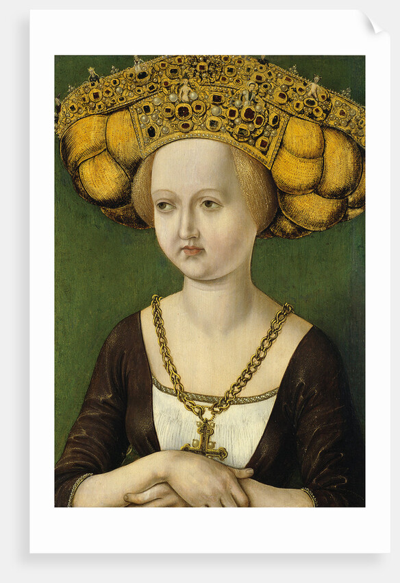 Portrait of Kunigunde of Austria, ca 1485 by Austrian Artist ot the Tyrol School