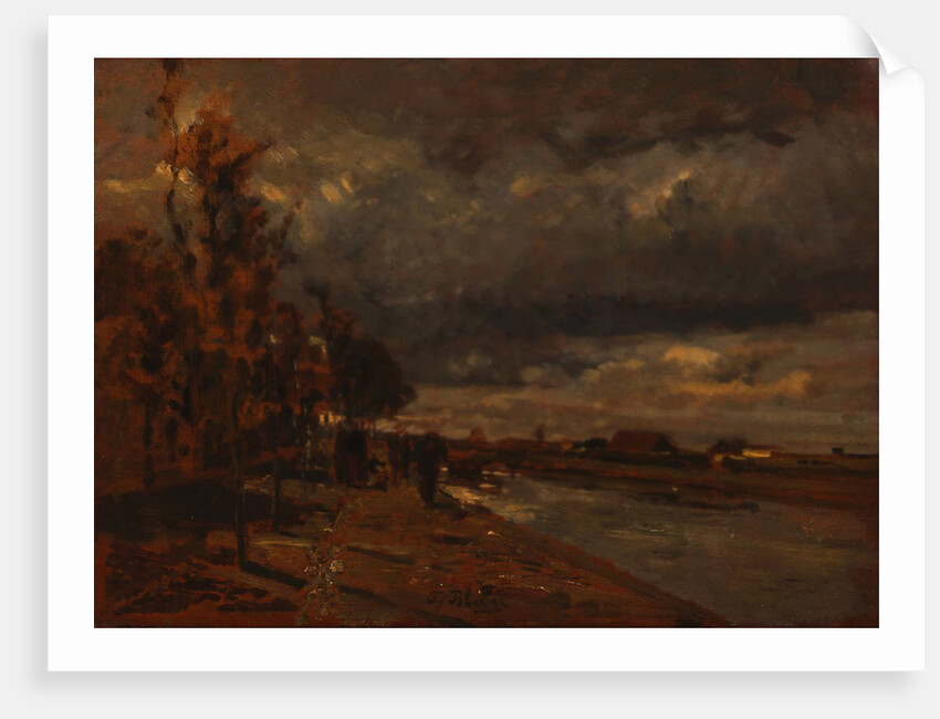 Canal in Holland, 1885 by Tina Blau