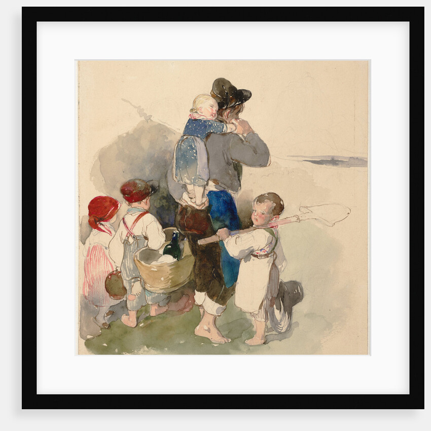 Children on Their Way to Work in the Fields, c. 1840 by Peter Fendi
