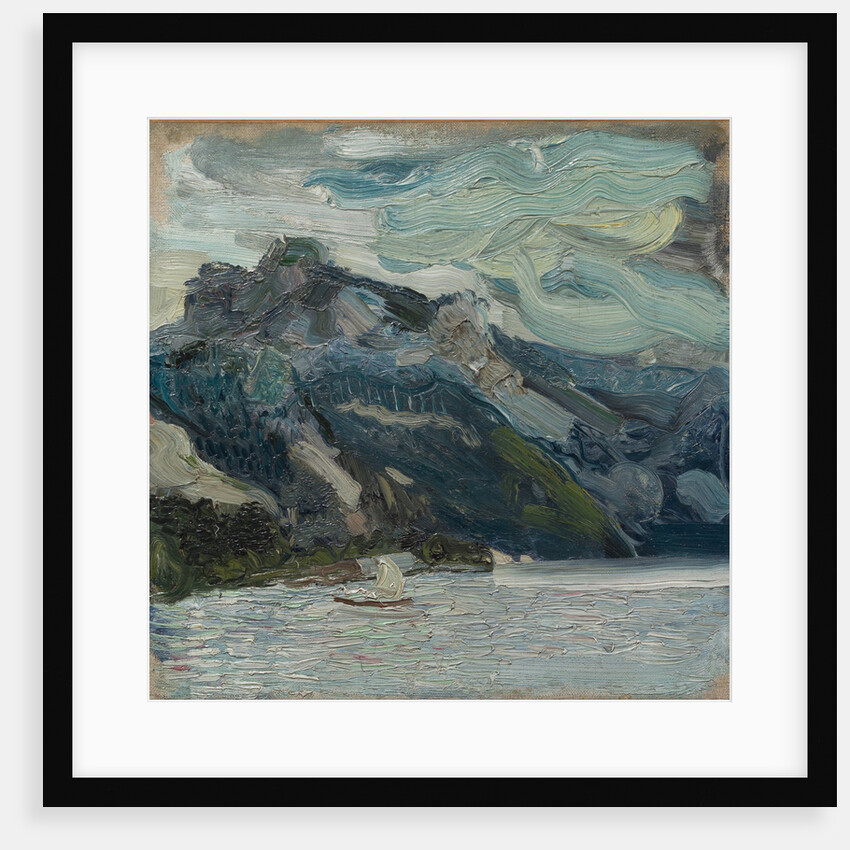 Lake Traun with Mountain Sleeping Greek, 1907 by Richard Gerstl