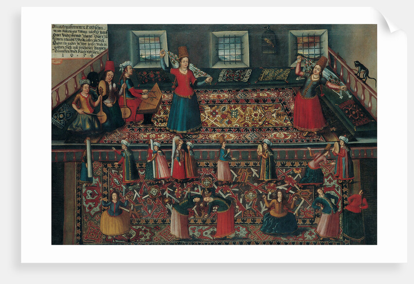 A Scene from the Turkish Harem, Second Half of the 17th cen by Franz Georg Hörmann