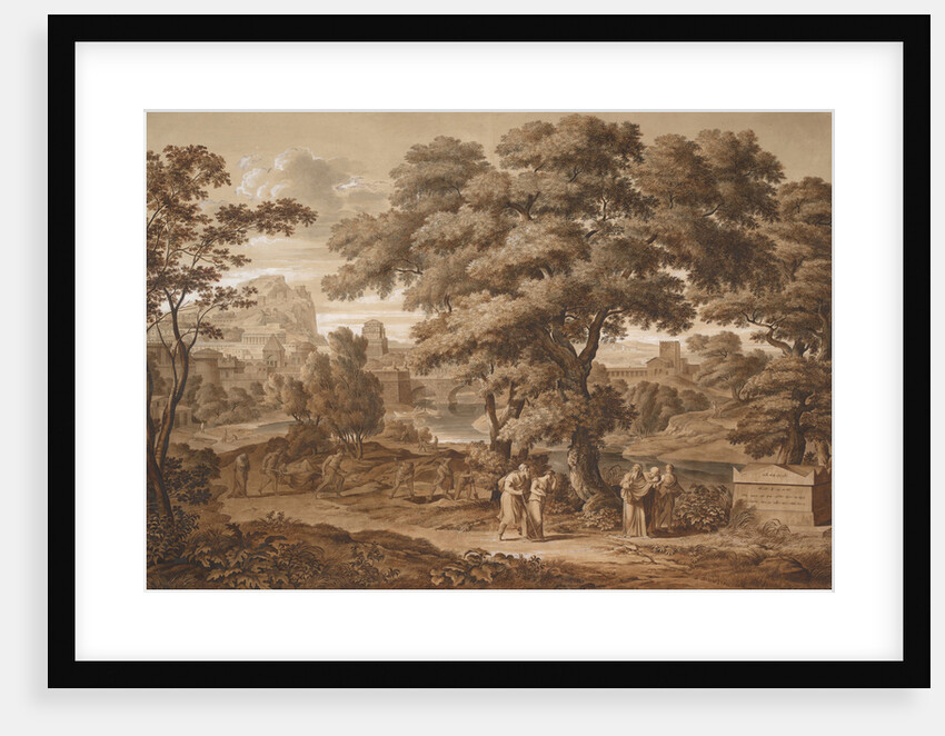 Oedipus and Antigone Leave Thebes, 1797 by Joseph Anton Koch