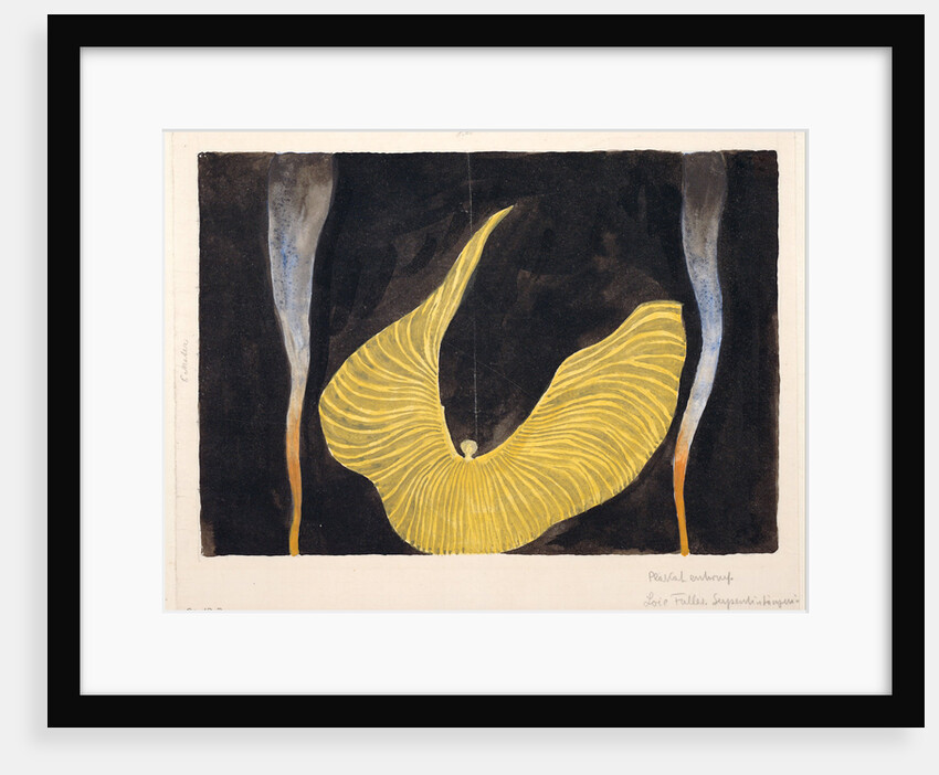 Loïe Fuller in the Dance The Archangel, 1902 by Koloman Moser
