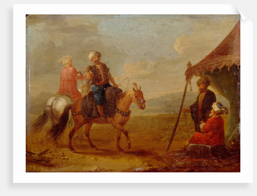 Turkish Horseman by August Querfurt