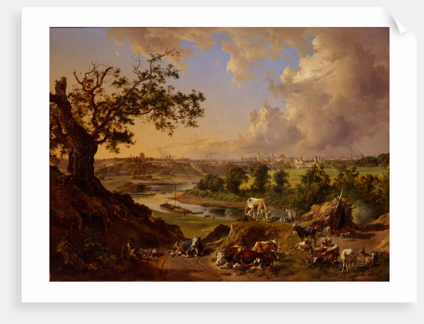 View of Moscow from the Sparrow Hills, 1837 by Johann Nepomuk Rauch
