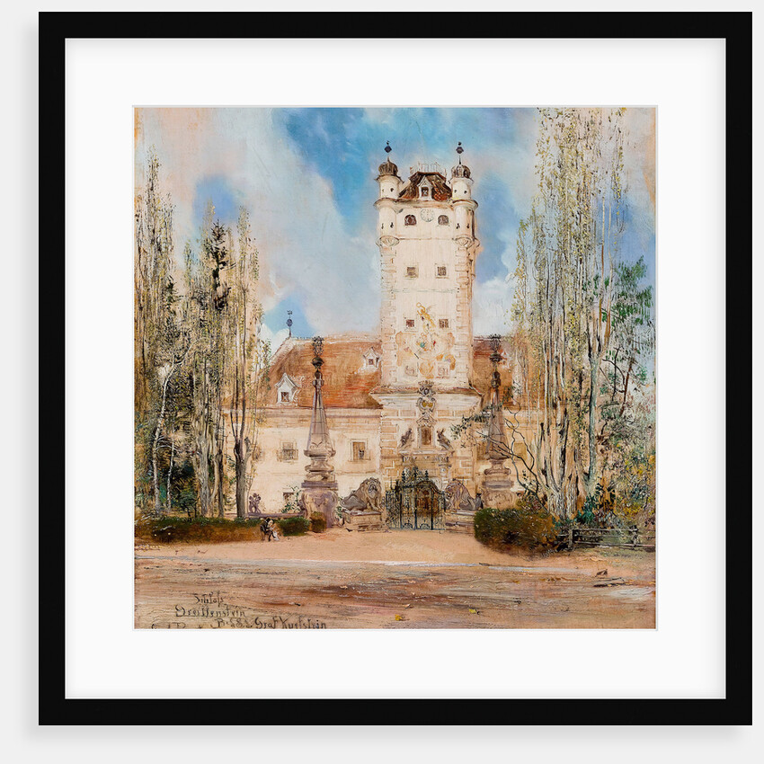 Greillenstein Castle, 1885-1886 by Anton Romako