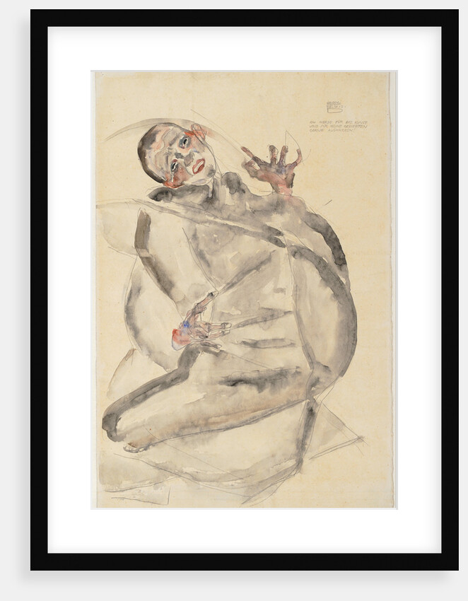 I Will Gladly Endure for Art and My Loved Ones, 1912 by Egon Schiele