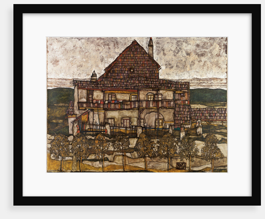 House with Shingle Roof (Old House II), 1911 by Egon Schiele