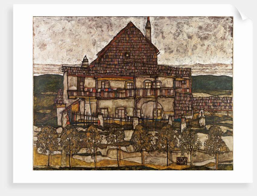 House with Shingle Roof (Old House II), 1911 by Egon Schiele