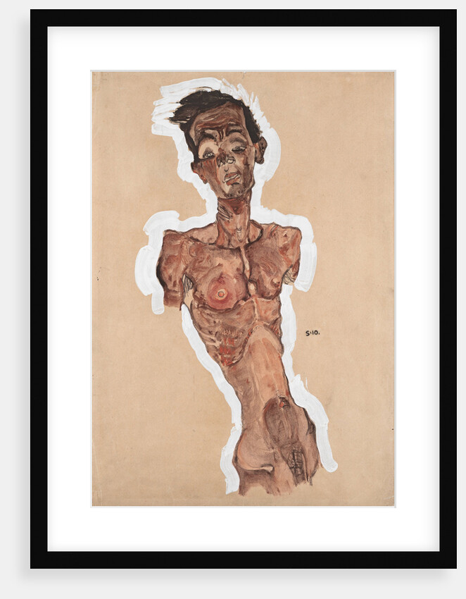 Nude Self-Portrait, 1910 by Egon Schiele