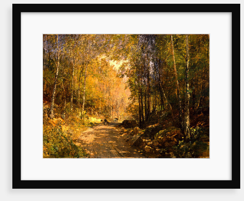 Forest Lane near Schärfling, 1890 by Emil Jakob Schindler
