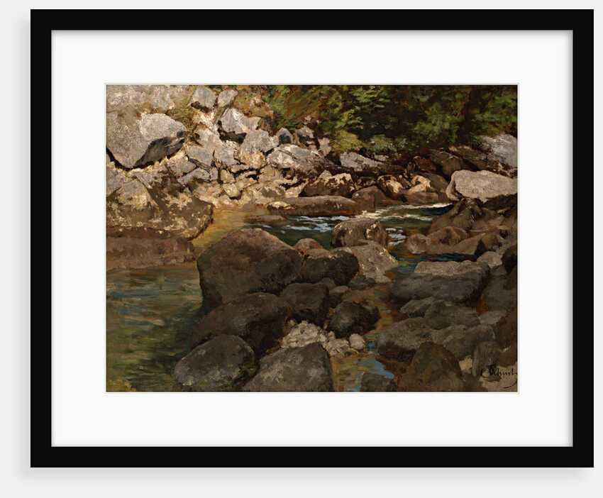 Mountain Stream with Boulders, 1888-1889 by Carl Schuch