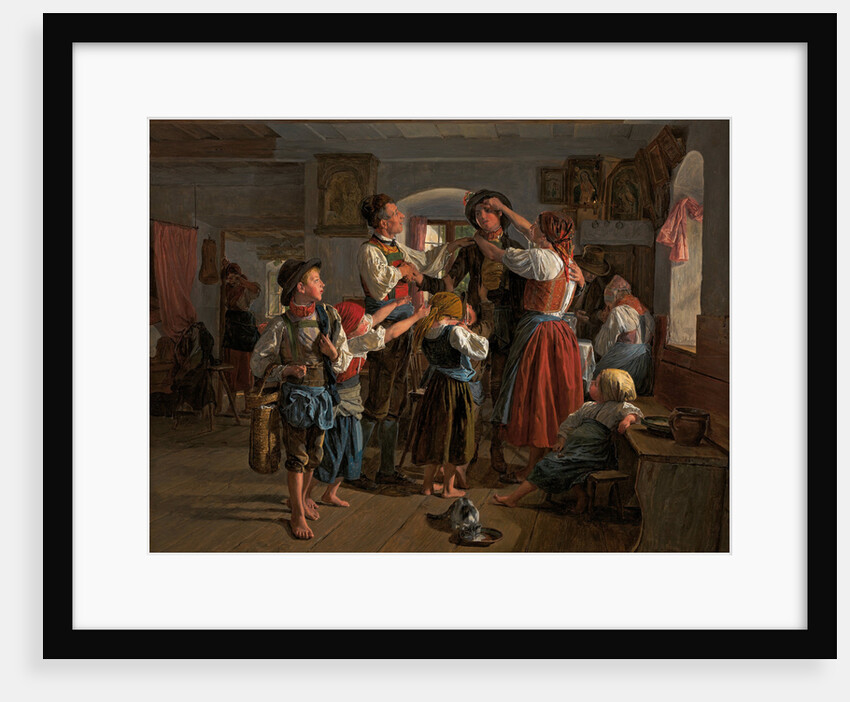 The Conscript?s Farewell, 1854 by Ferdinand Georg Waldmüller