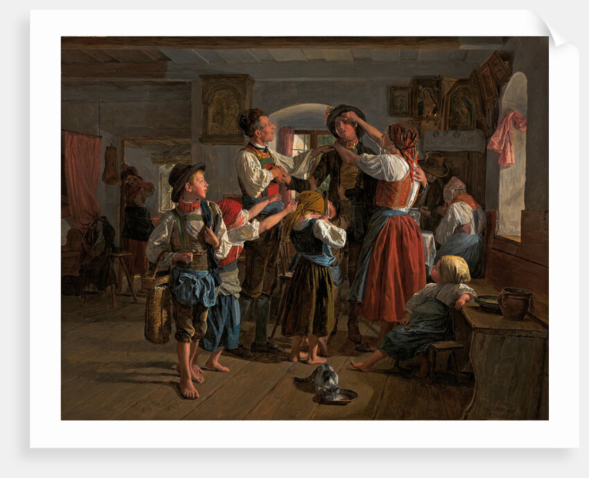 The Conscript?s Farewell, 1854 by Ferdinand Georg Waldmüller