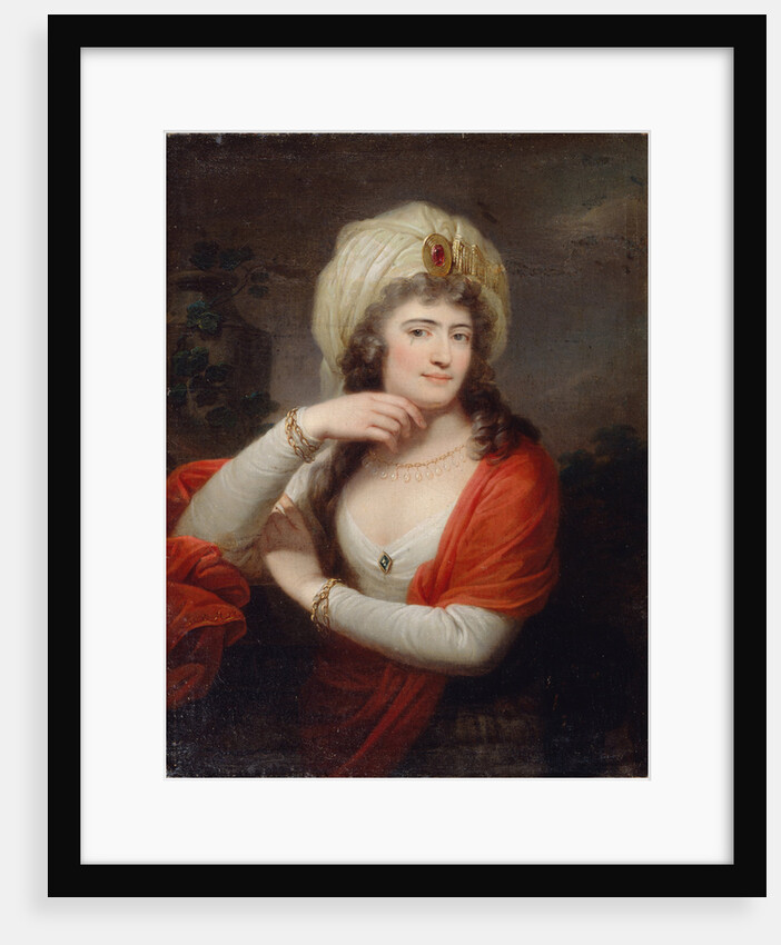 Portrait of Aleksandra Branicka, lady-in-waiting of Catherine II, 1793 by Józef Grassi