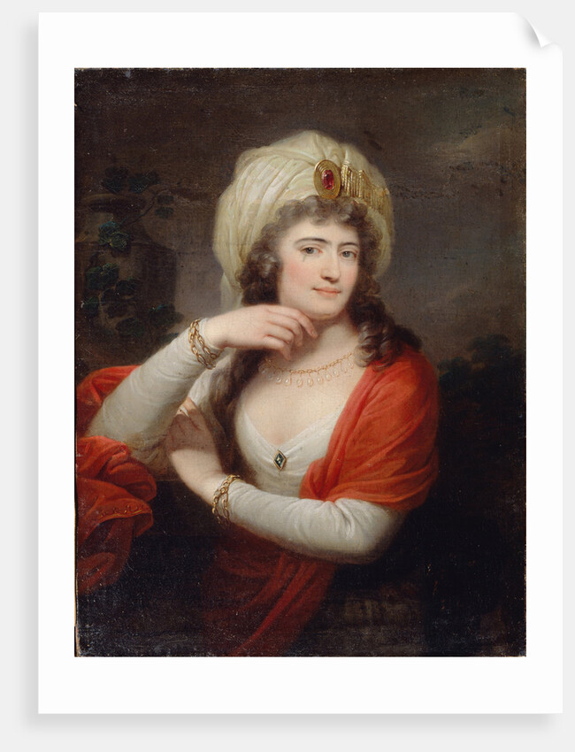 Portrait of Aleksandra Branicka, lady-in-waiting of Catherine II, 1793 by Józef Grassi