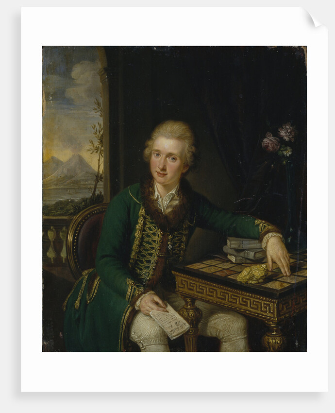 Portrait of Count Michael Johann von der Borch by Ludwig Guttenbrunn