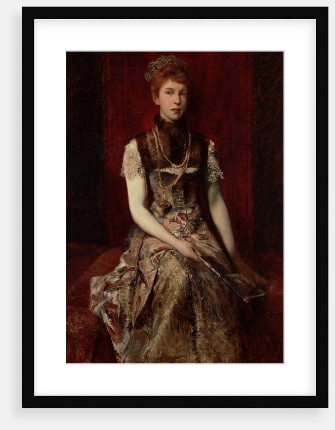 Portrait of Dora Fournier-Gabillon, ca 1879 by Hans Makart