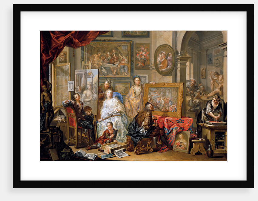 Studio of the painter by Johann Georg Platzer