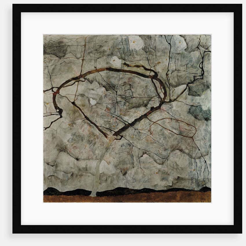 Autumn Tree In Turbulent Air, 1912 by Egon Schiele