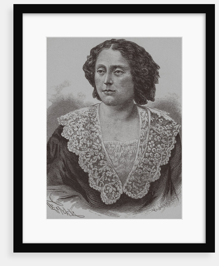 Portrait of Princess Nino Aleksandrovna Griboyedova (née Chavchavadze), 1886 by François Pannemaker