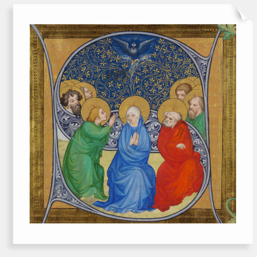 The descent of the Holy Spirit (Pentecost), 1415 by Bohemian Master