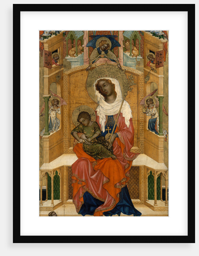 Mary Enthroned with the Child (Glatz Madonna), ca 1350 by Master of the Kaufmann Crucifixion