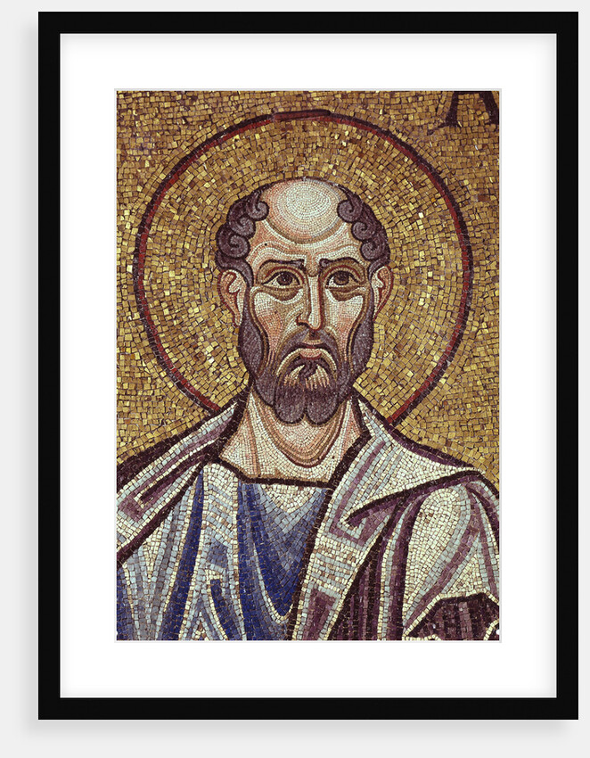 The Prophet Obadiah (Detail of Interior Mosaics in the St. Marks Basilica), 12th century by Byzantine Master