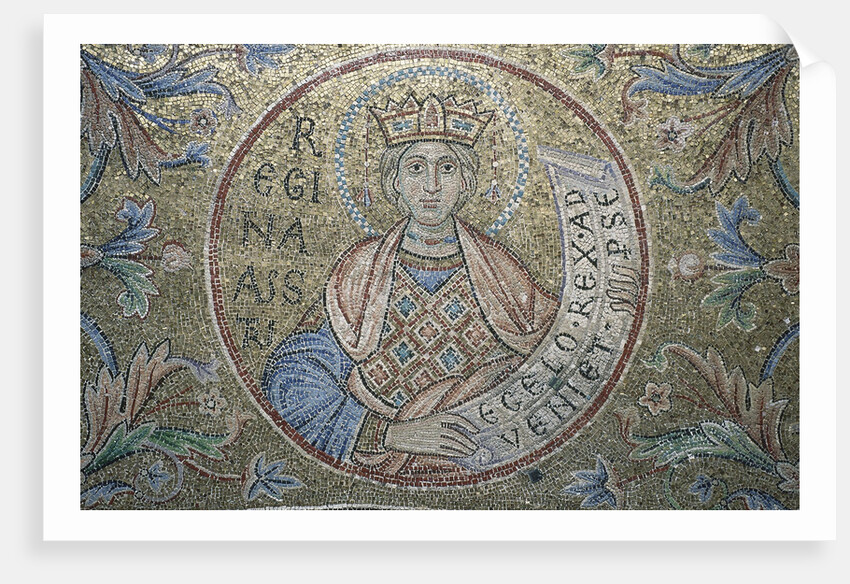 The Queen of Sheba (Detail of Interior Mosaics in the St. Marks Basilica), 13th century by Byzantine Master