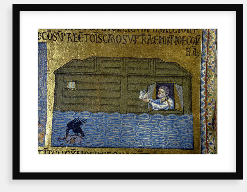 Story of Noah: Noah sending the raven and the first dove by Byzantine Master