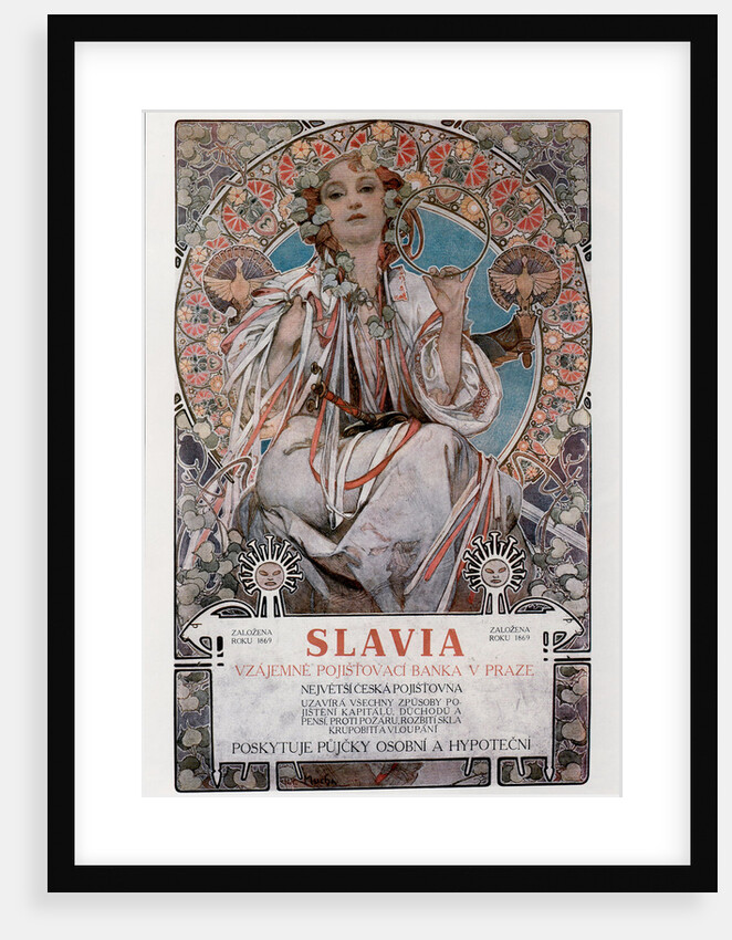 Slavia (Poster), 1907 by Alfons Marie Mucha
