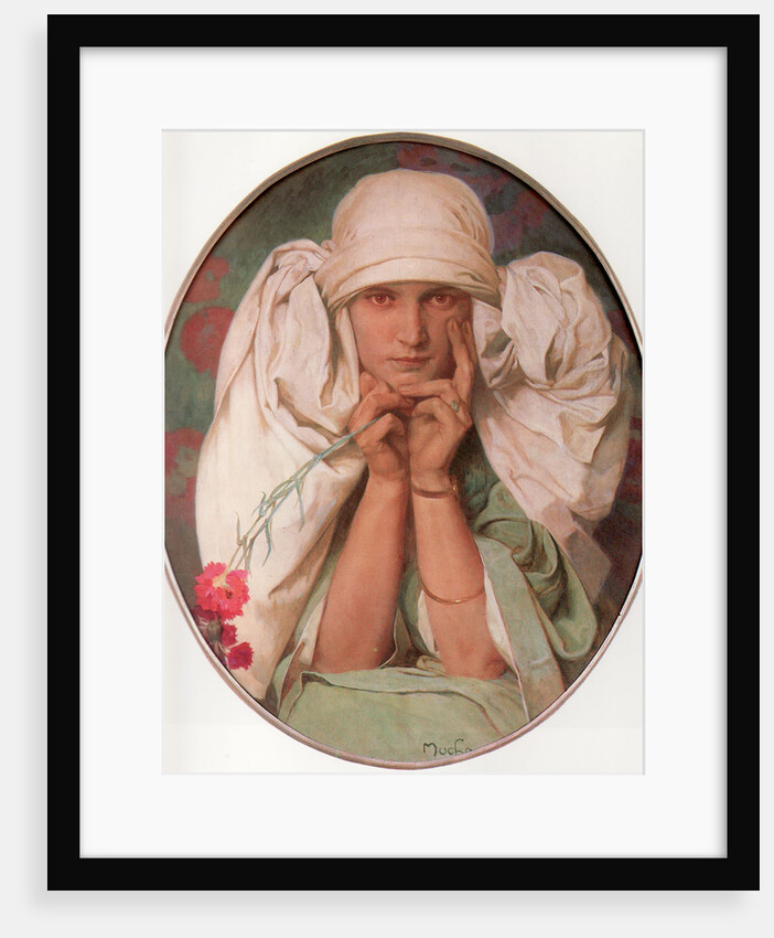 Jaroslava, 1920 by Alfons Marie Mucha