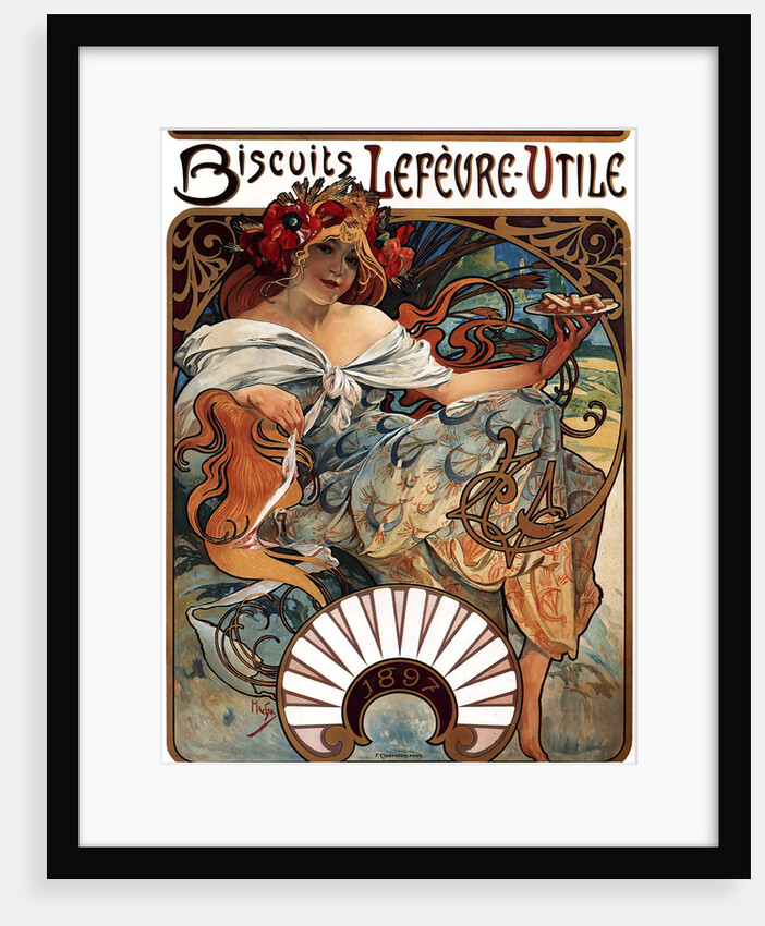 Biscuits Lefevre-Utile by Alfons Marie Mucha