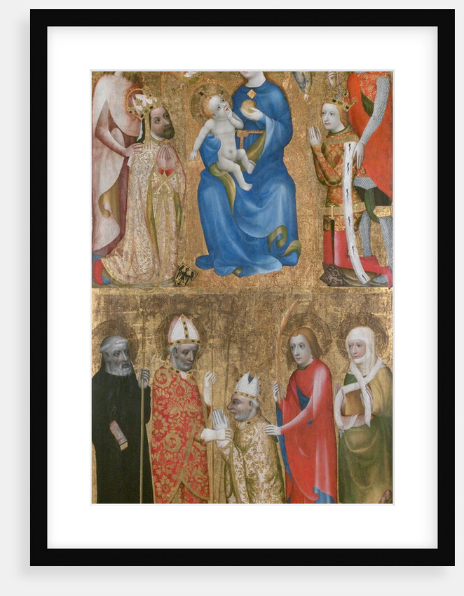 Votive Painting of Archbishop Jan Ocko of Vlasim, ca 1370 by (Circle) Theodoric of Prague