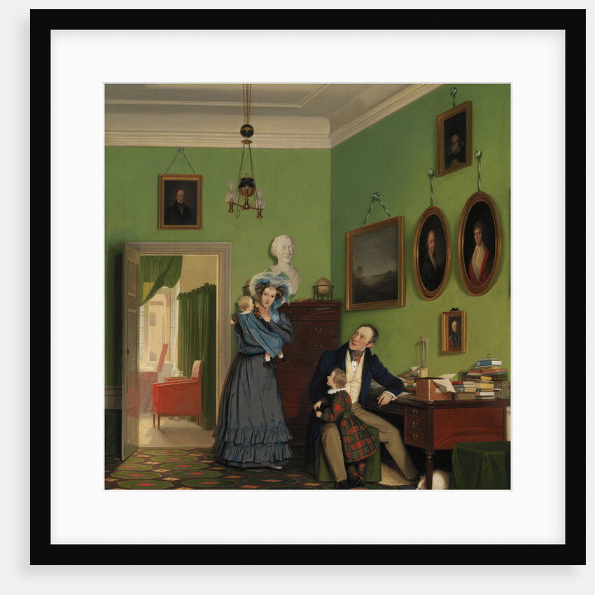 The Waagepetersen Family, 1830 by Wilhelm Bendz