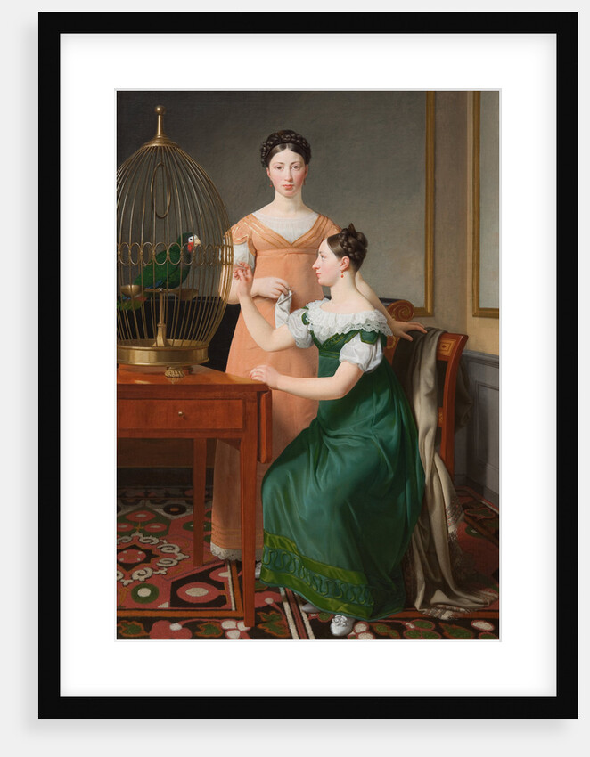 Mendel Levin Nathansons Elder Daughters, Bella and Hanna, 1820 by Christoffer-Wilhelm Eckersberg