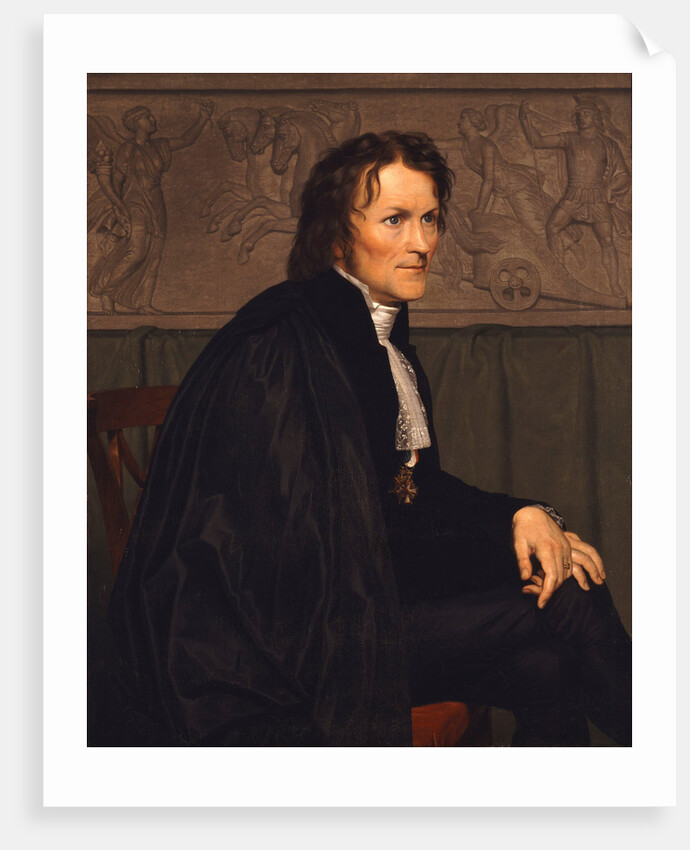 Portrait of the sculptor Bertel Thorvaldsen, 1838 by Christoffer-Wilhelm Eckersberg