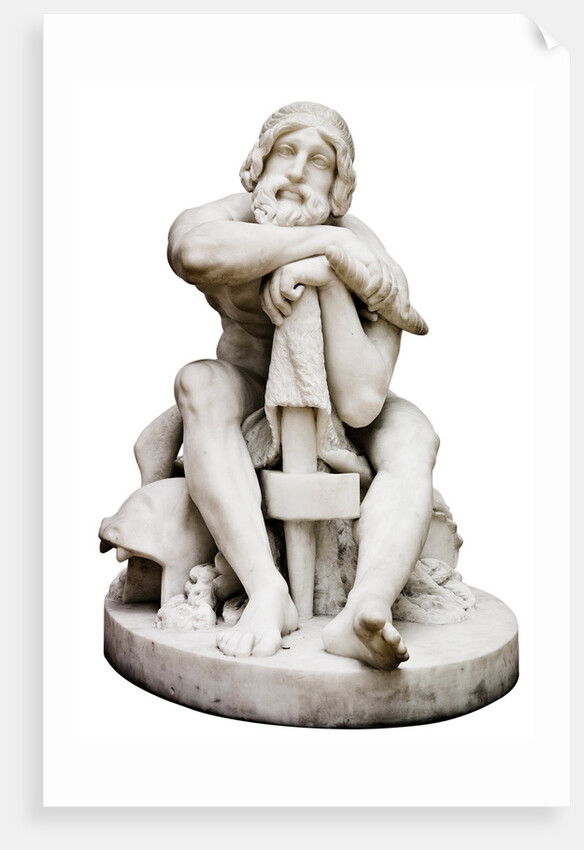 Thor Resting with his Hammer, c. 1828 by Hermann Ernst Freund