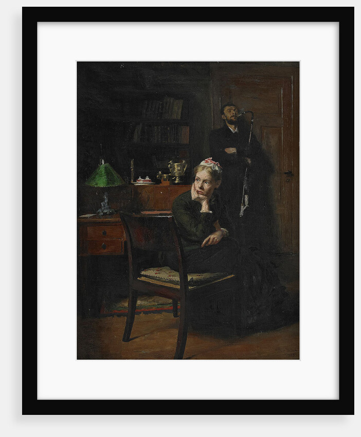 Family Scene in an Interior, 1885 by Peter Vilhelm Ilsted