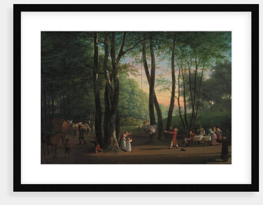 The Dancing Glade at Sorgenfri, North of Copenhagen, 1800 by Jens Juel