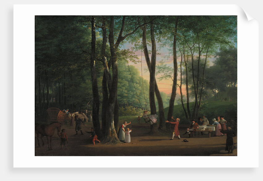 The Dancing Glade at Sorgenfri, North of Copenhagen, 1800 by Jens Juel