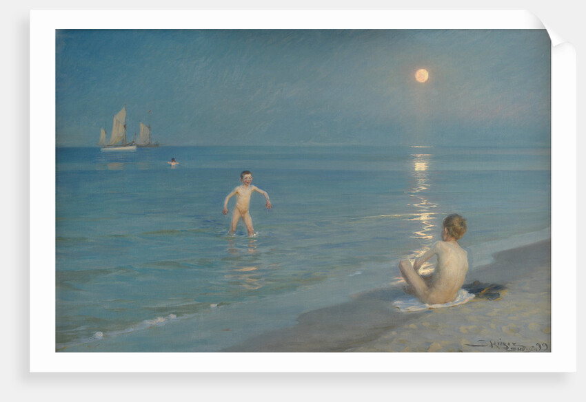 Boys Bathing at Skagen. Summer Evening, 1899 by Peder Severin Krøyer