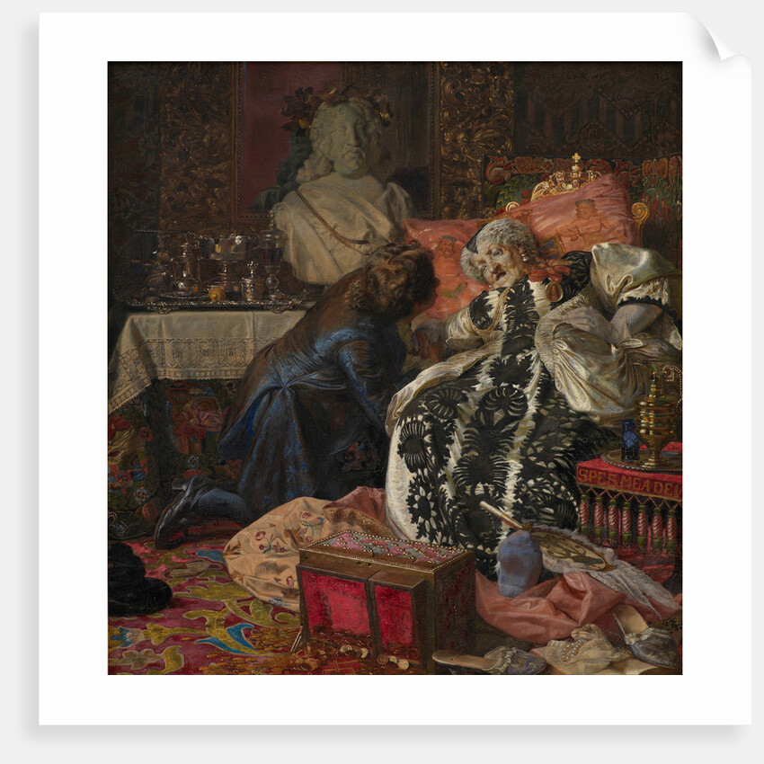 The Death of Queen Sophie Amalie, 1882 by Kristian Zahrtmann