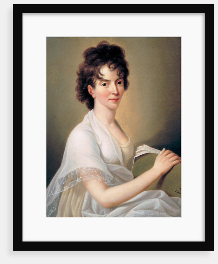 Constanze Mozart née Weber (1763?1842), W.A. Mozarts wife, 1802 by Hans Hansen